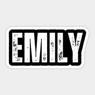 Emily Name Gift Birthday Holiday Anniversary Sticker